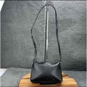 Kate Spade New York Womens Small Black Leather Crossbody Bag Purse Wallet
